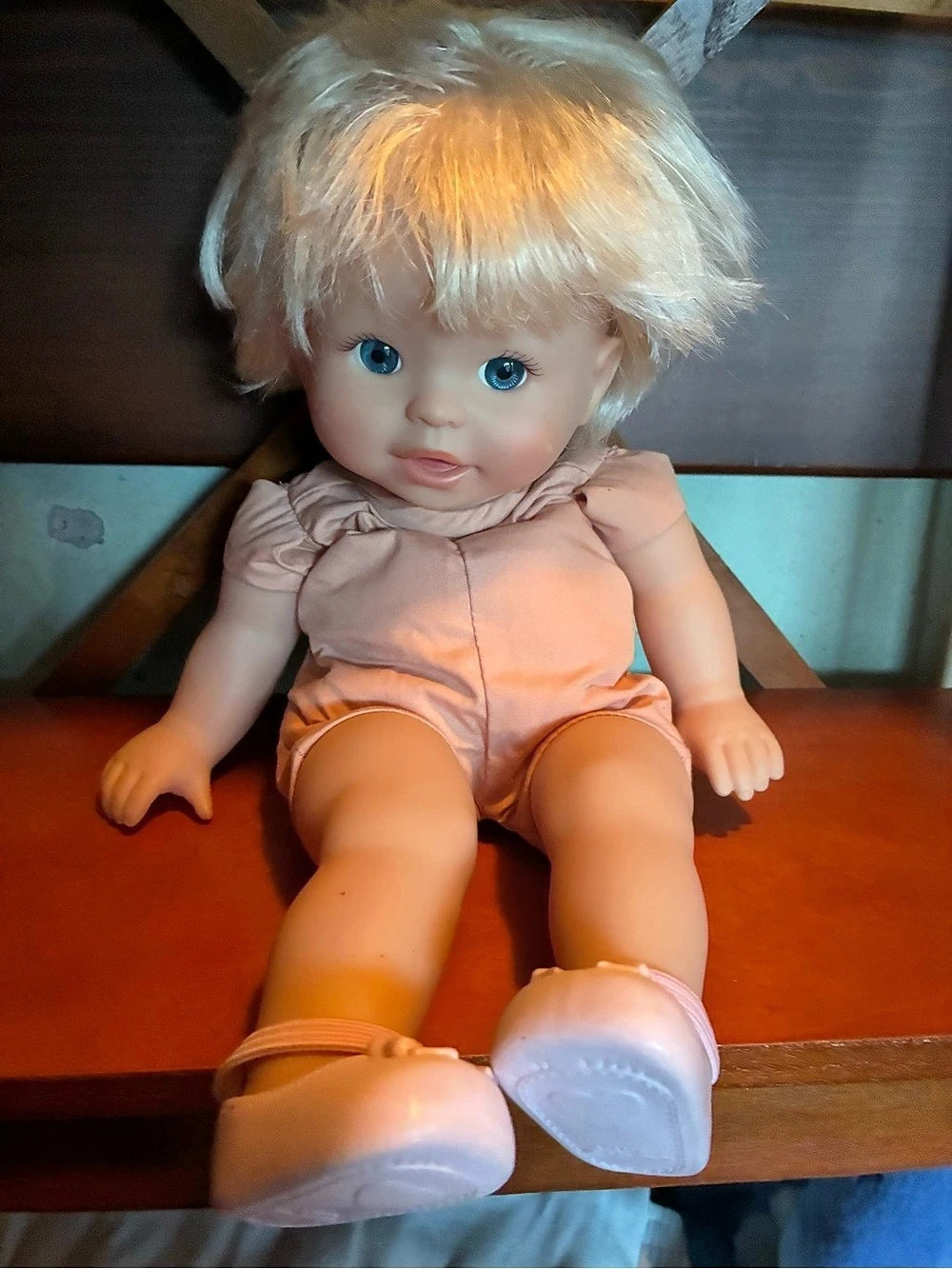 Fisher-Price Baby Doll Pink Outfit - vintage little mommy doll